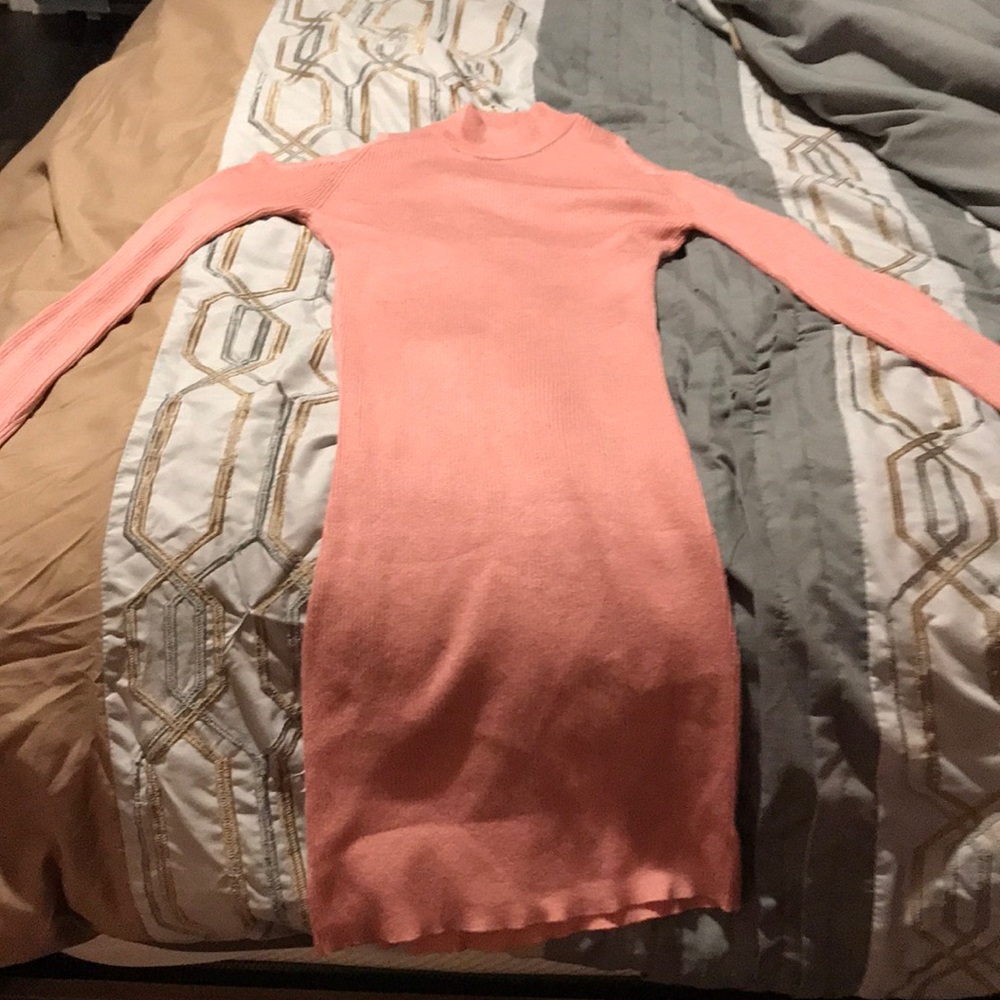 Peach dress